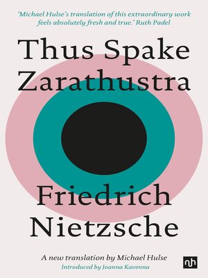 cover image of THUS SPAKE ZARATHUSTRA